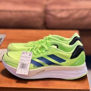 Adidas Adizero Boston 10 Signal Green Sonic Size 8.5